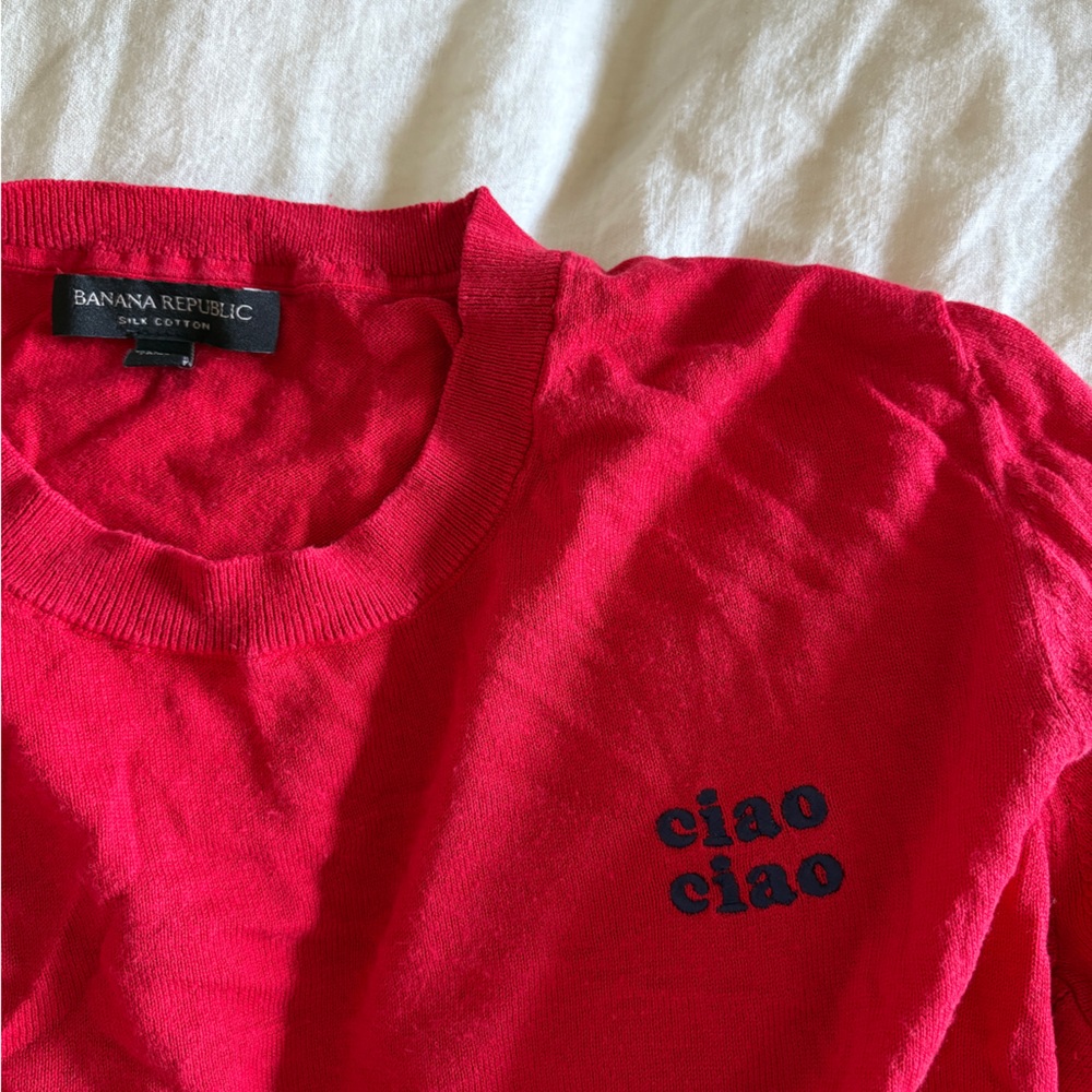 Ciao ciao Red Banana Republic Sweater
